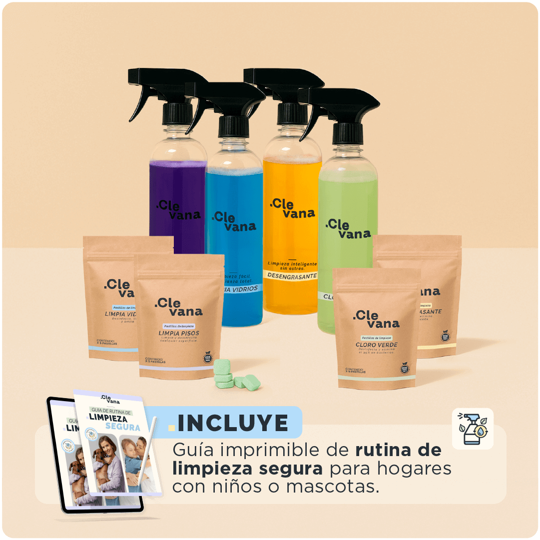 Kit Completo de limpieza Clevana (Rinde hasta 2 meses)