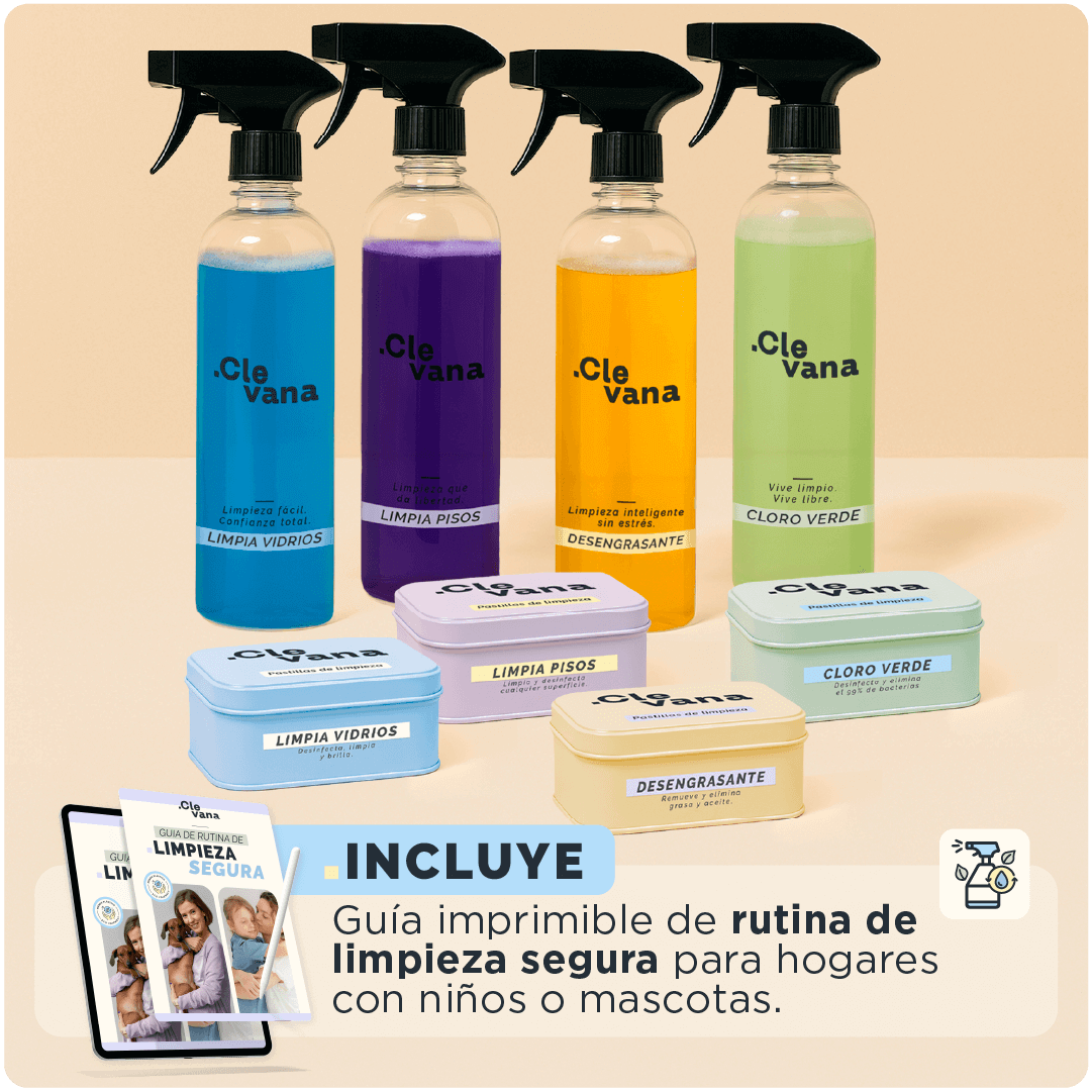 Kit completo de limpieza Clevana