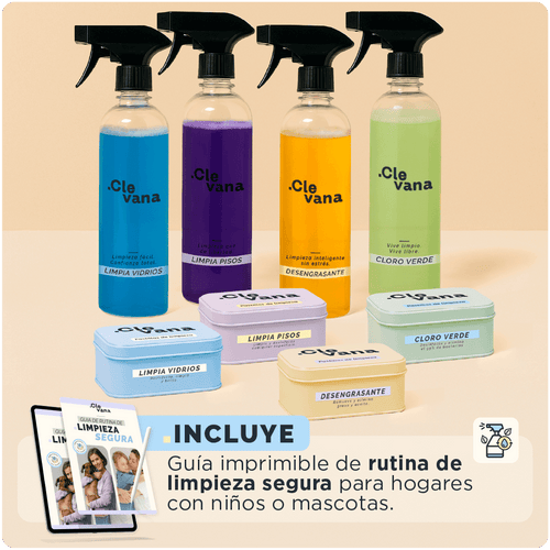 Kit completo de limpieza Clevana