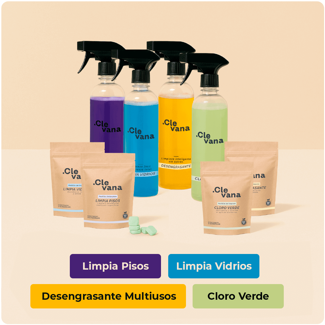 Kit Completo de limpieza Clevana